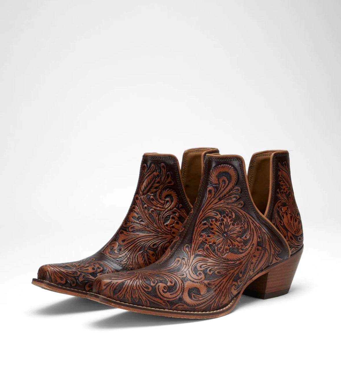 Loyal West x Myra Handtooled Booties