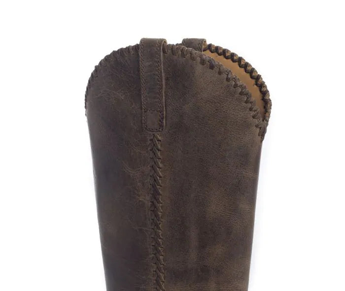High Plains Stitched Leather Boots