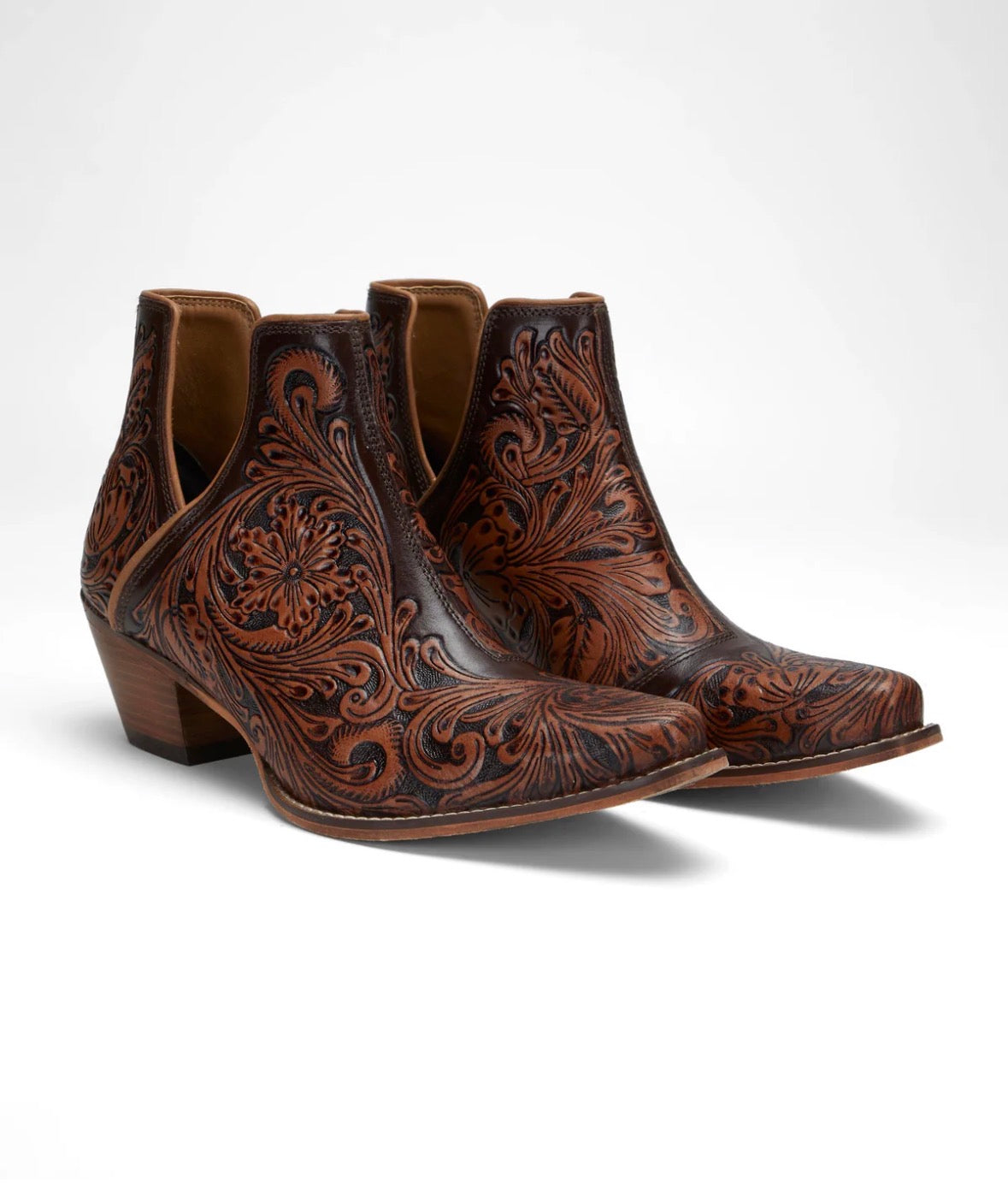 Loyal West x Myra Handtooled Booties